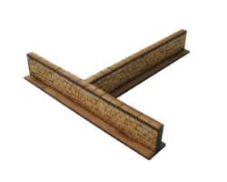 Stone Wall T-Join (28mm / 1:56)